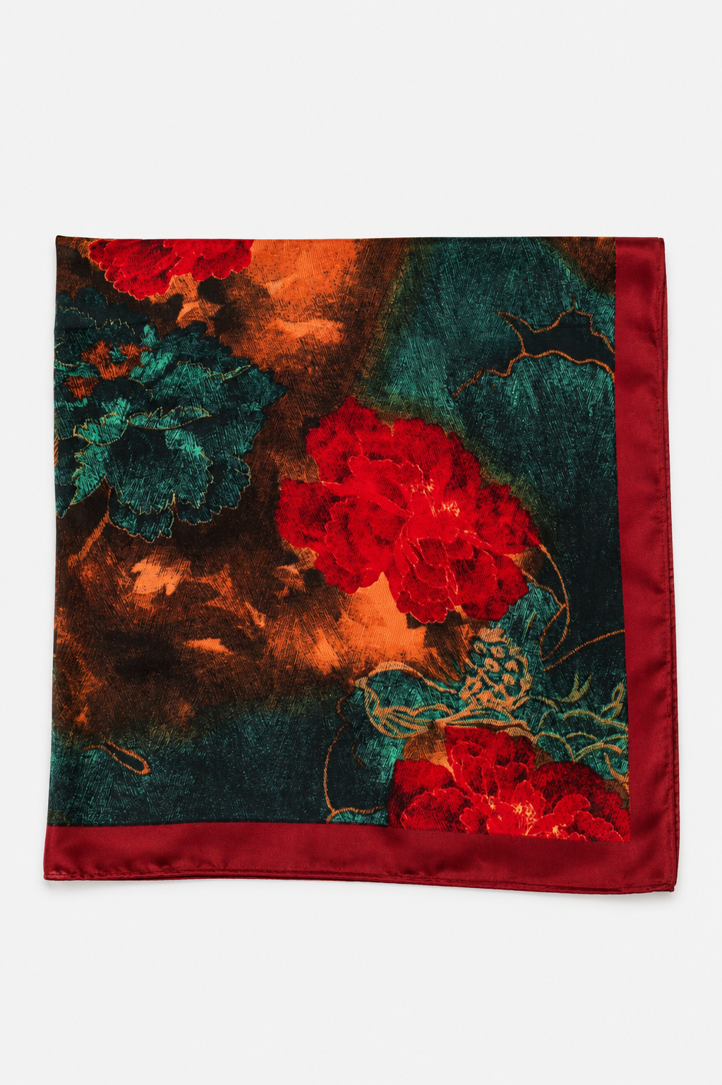 Pañuelo rojo y verde