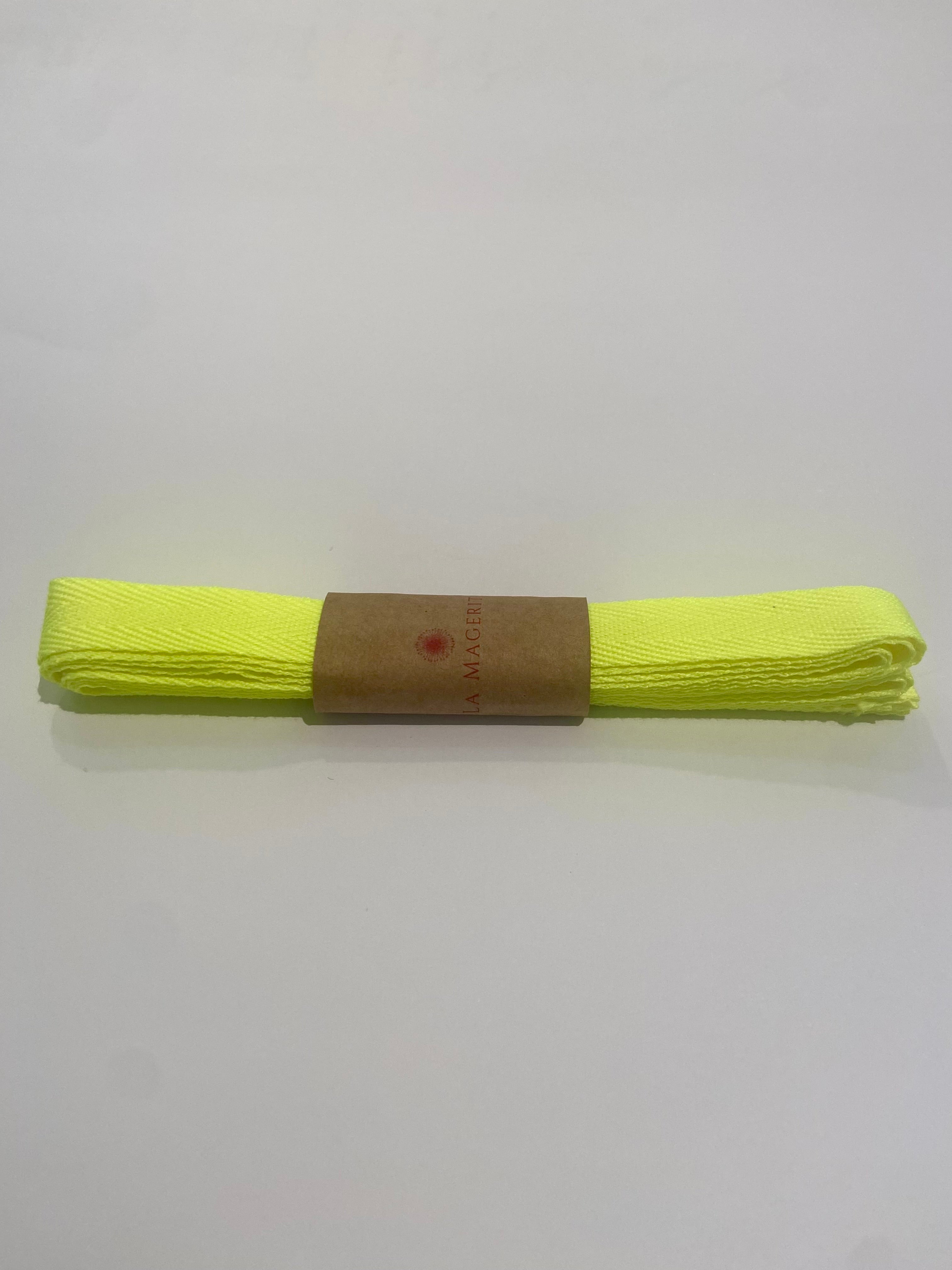CINTA ALGODÓN - Amarillo flúor