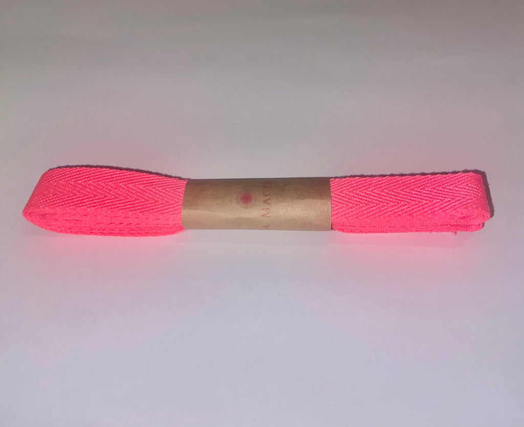 CINTA ALGODÓN - Rosa flúor