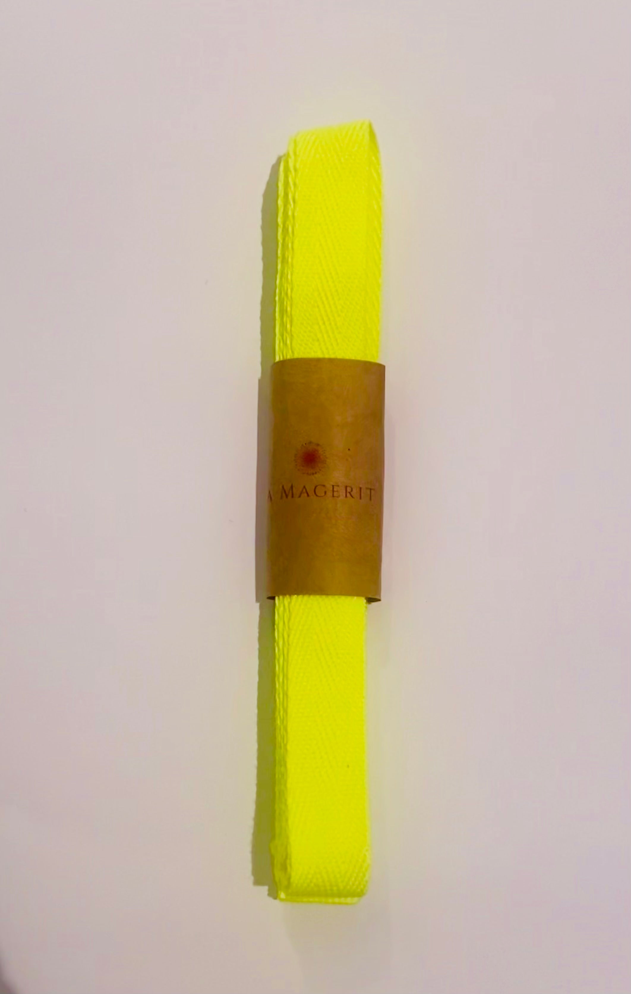 CINTA ALGODÓN - Amarillo flúor