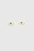 WHITE EYES BROOCH
